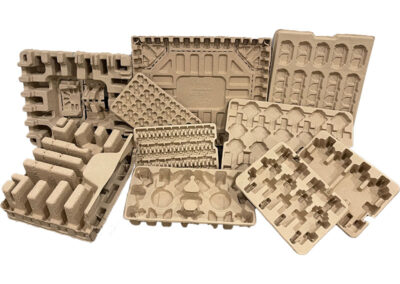 Industrial molded pulp products