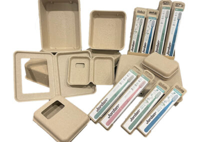Cosmetic molded pulp products