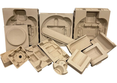 Commercial molded pulp products